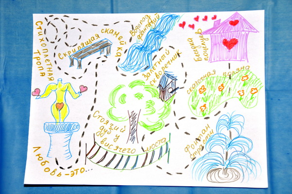 Map of the Garden of Love celebration